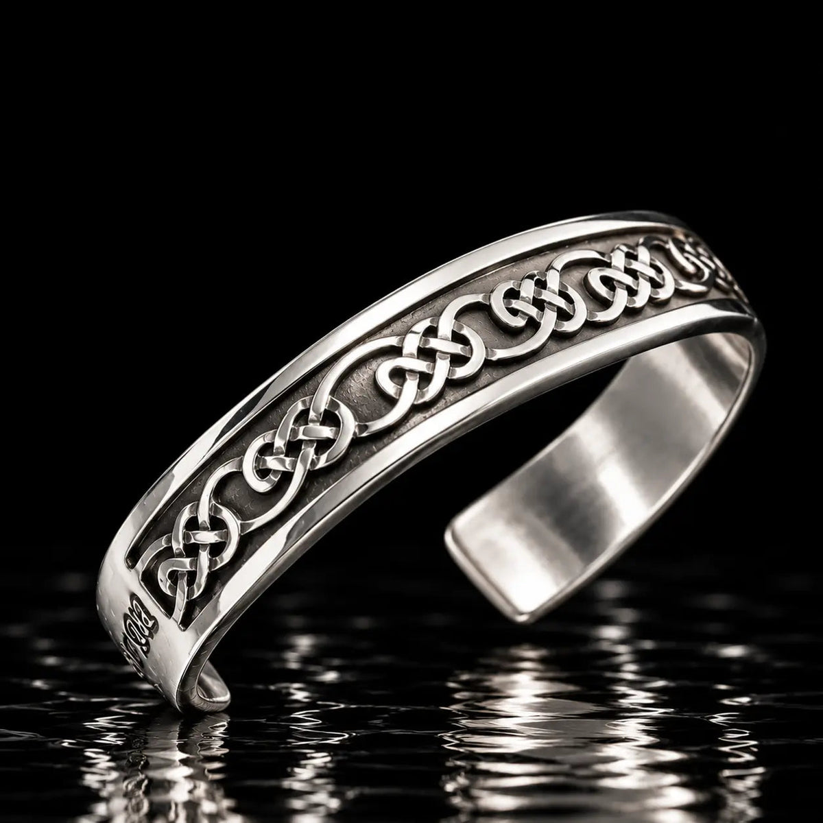 Celtic Knot Cuff - 925 Sterling Silver - ZEIGMANS