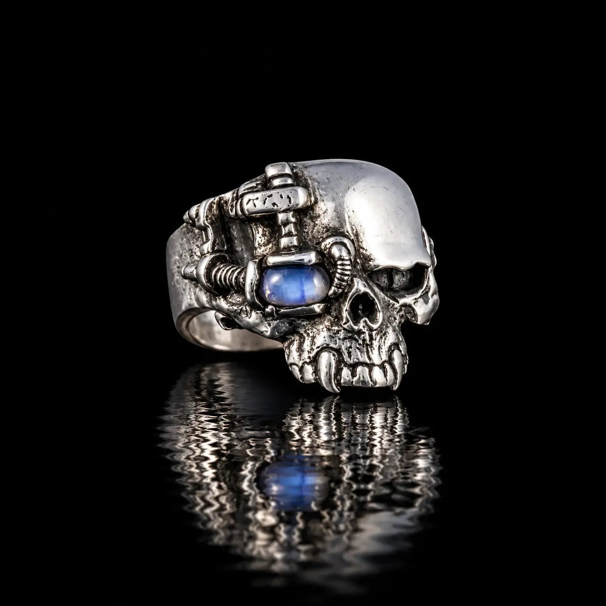 Small Borg Skull Ring - Curiouser Collective
