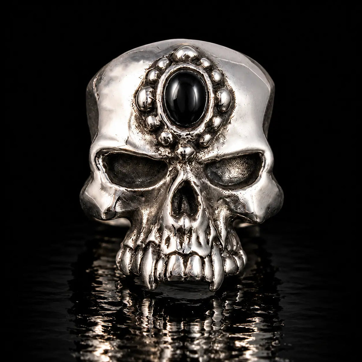 Enlightenment Skull Ring - Curiouser Collective