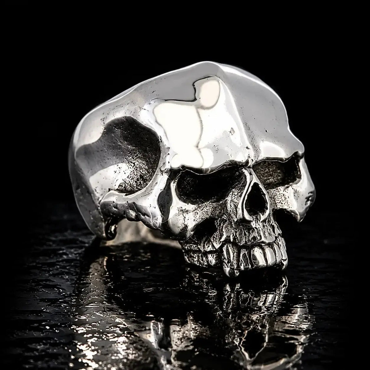 Evilest Half Jaw Skull Ring | Paterson Riley - Curiouser Collective