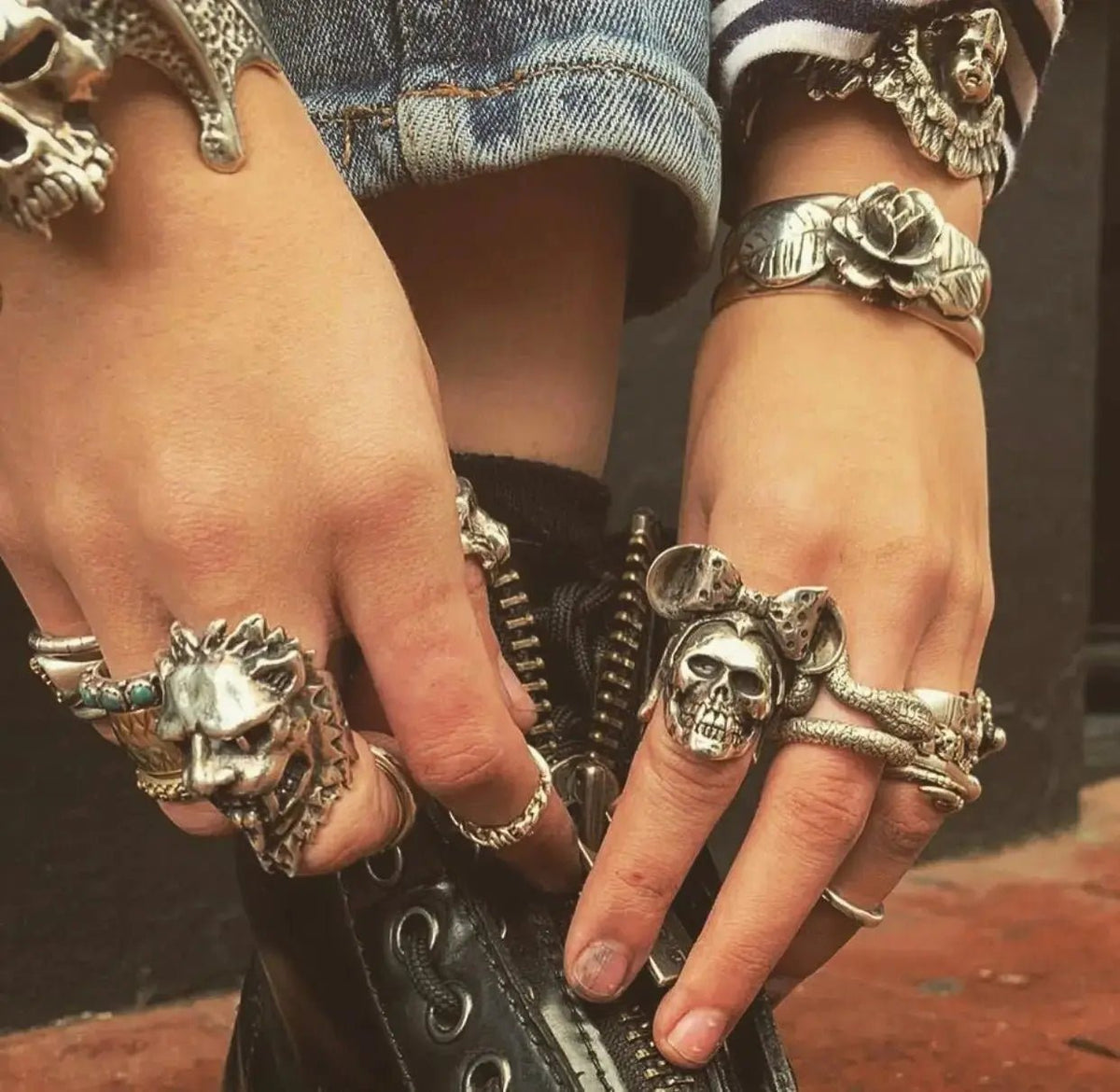 Fire Demon Ring Curiouser Collective