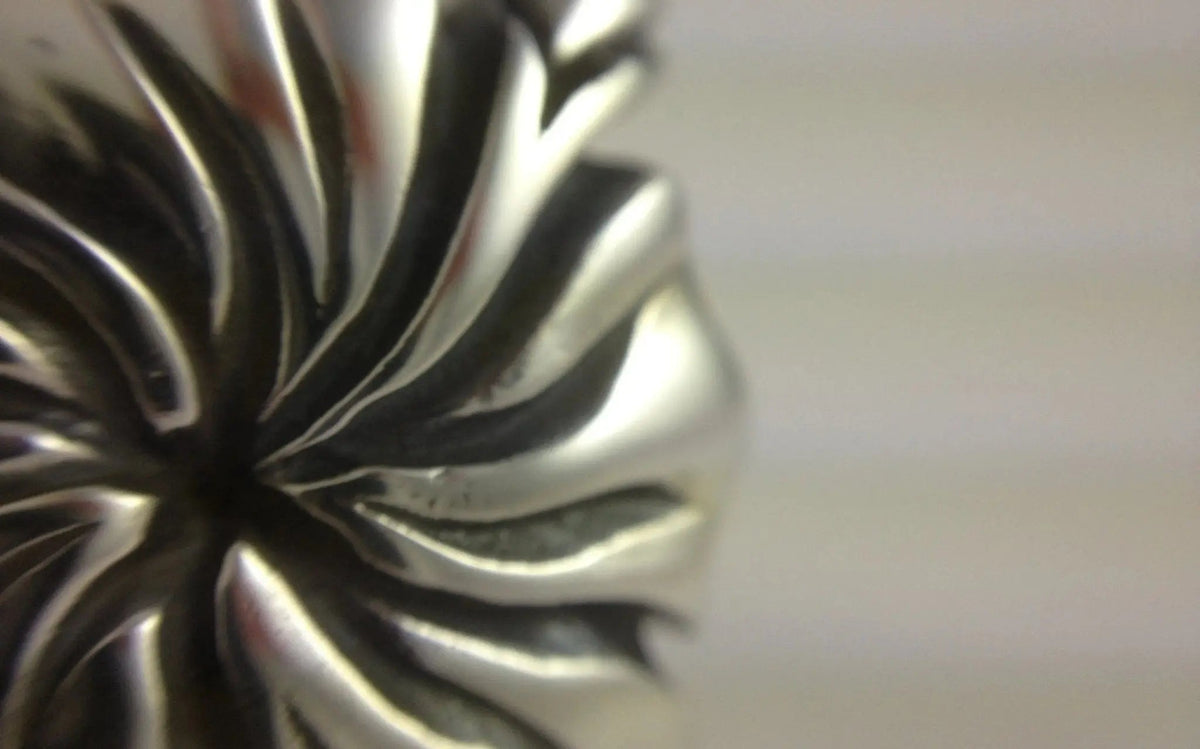 Hand Made Silver Hibiscus Ring Curiouser Collective