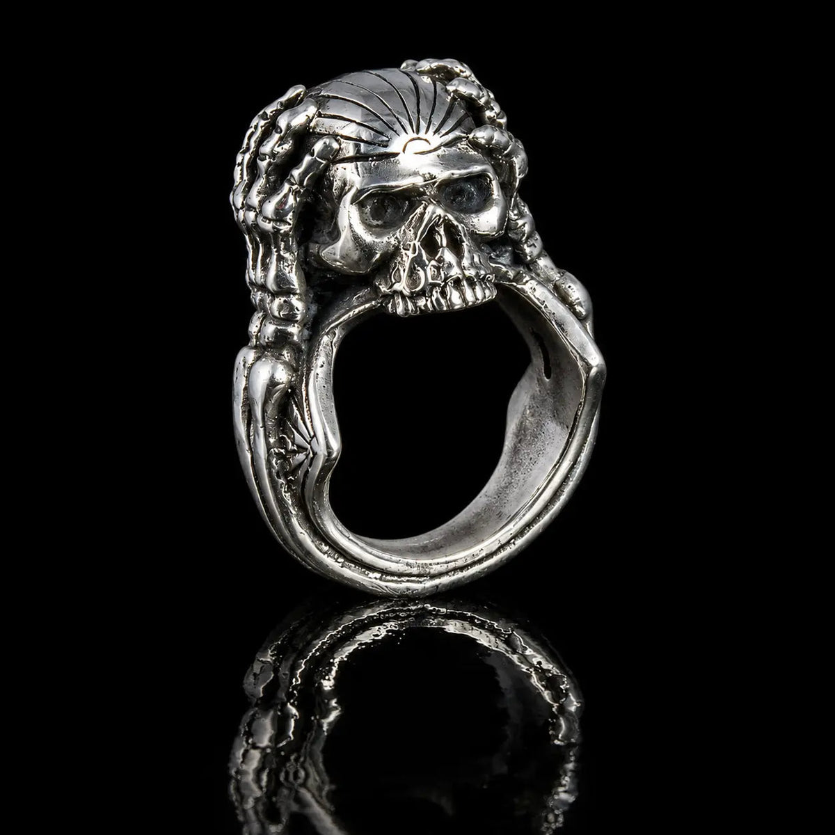 Migraine Skull Ring - Curiouser Collective