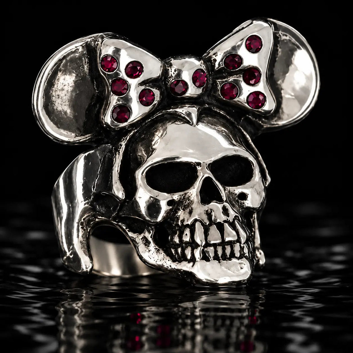 Mini Rodent Ring by Paterson Riley | Ruby Silver Ring - Curiouser Collective