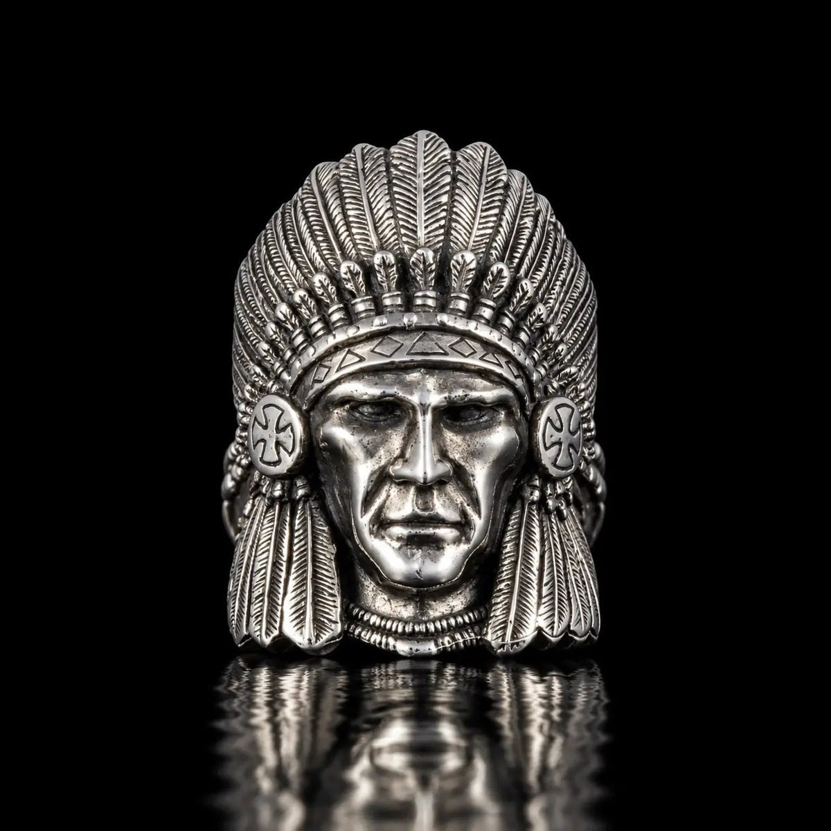 Native American Ring : Warrior Chief - Curiouser Collective