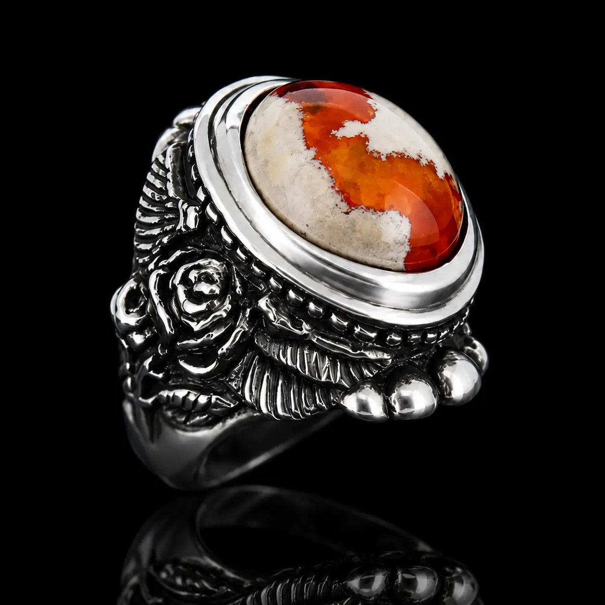 Pro-Noblem Ring - Mexican Fire Opal - Curiouser Collective
