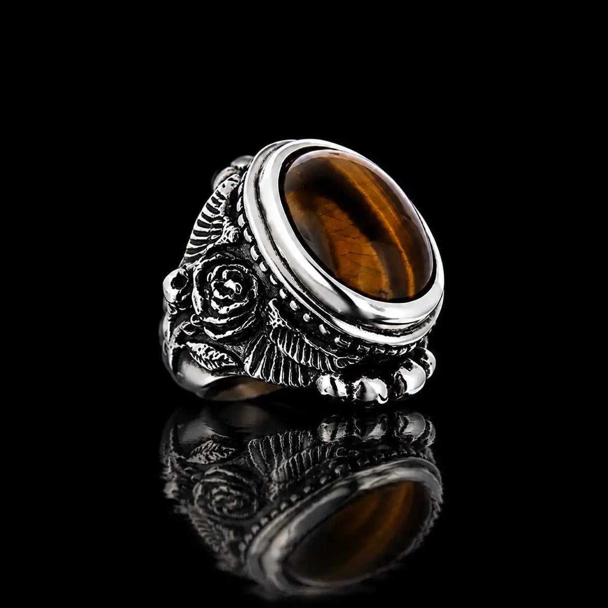 Pro-Noblem Ring Set with a Tigers Eye - Curiouser Collective