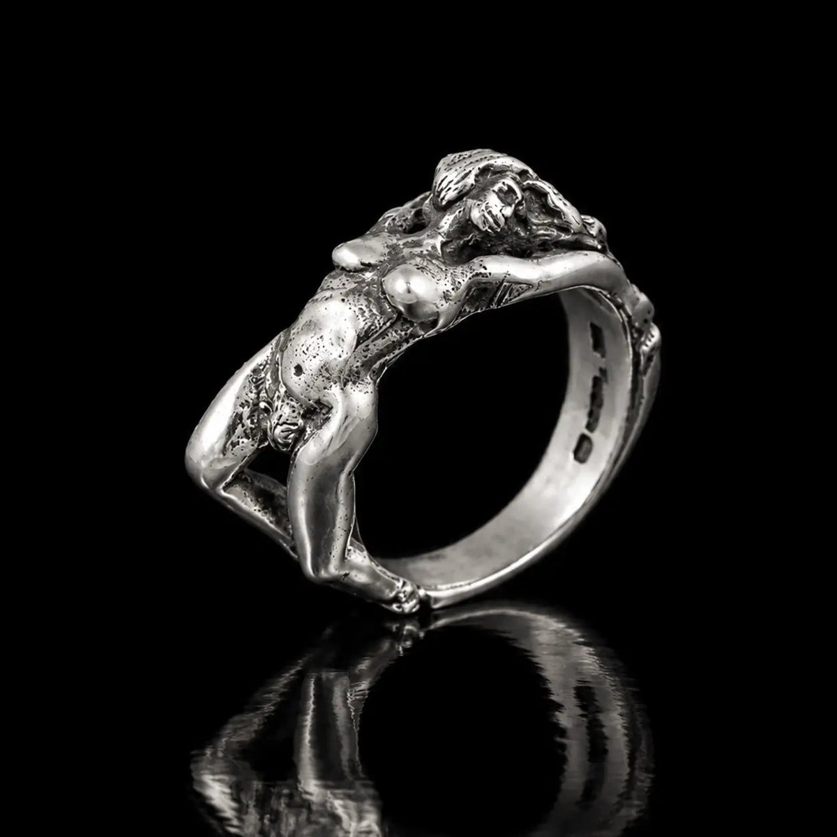 Reclining Nude Women Ring - Curiouser Collective