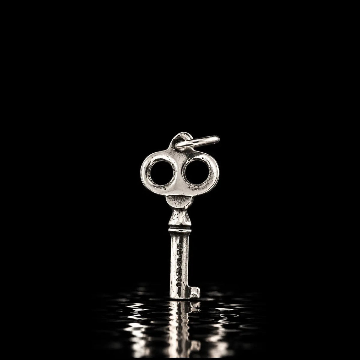 Small silver Key Pendant - Curiouser Collective