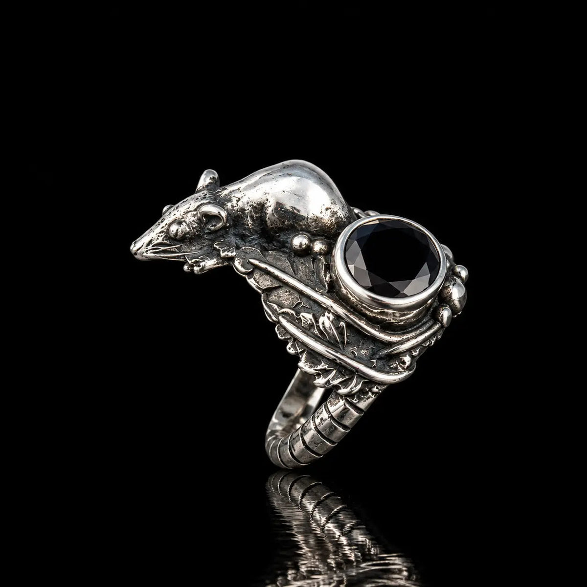 Stoned Rat Ring - Curiouser Collective