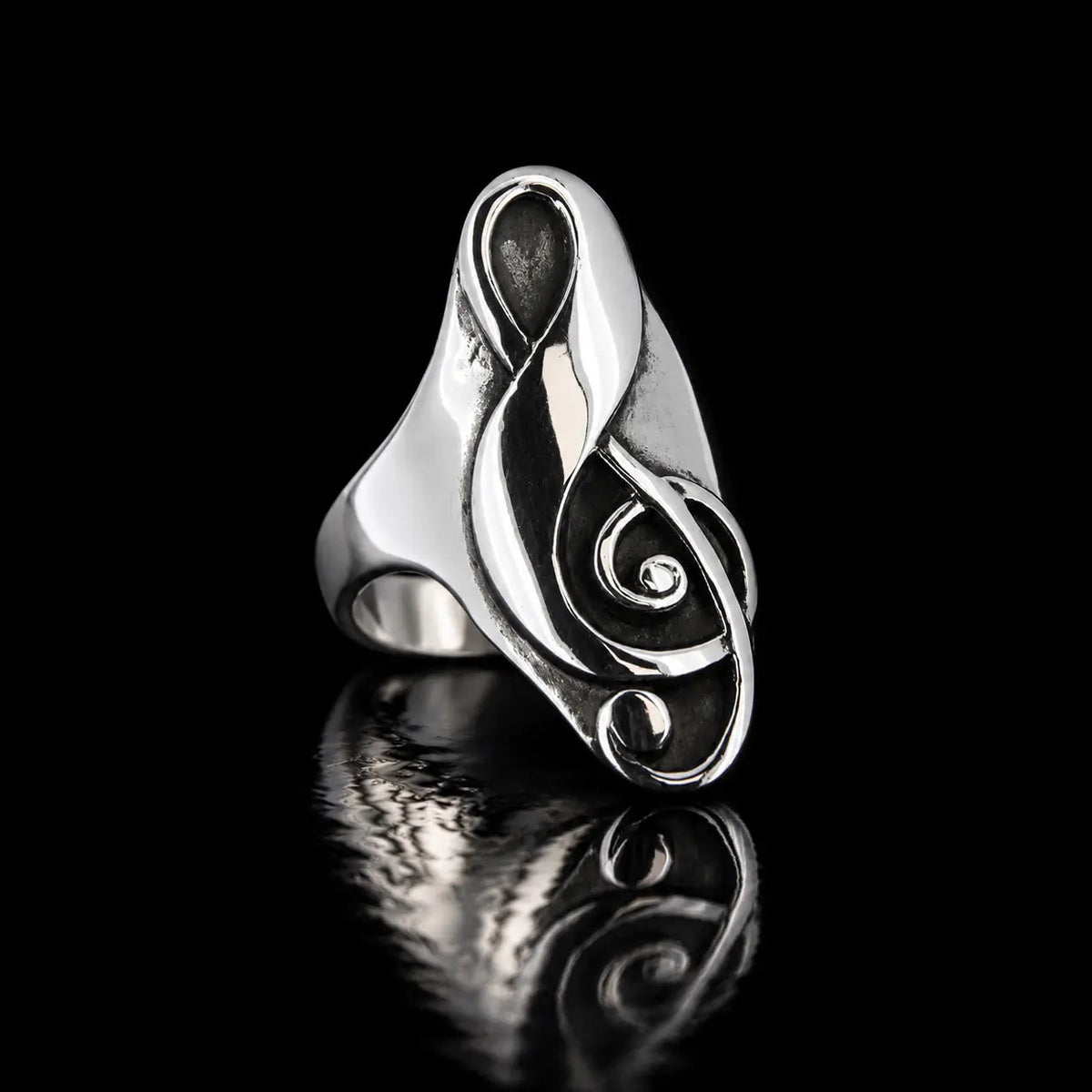 Treble Clef Ring - Curiouser Collective