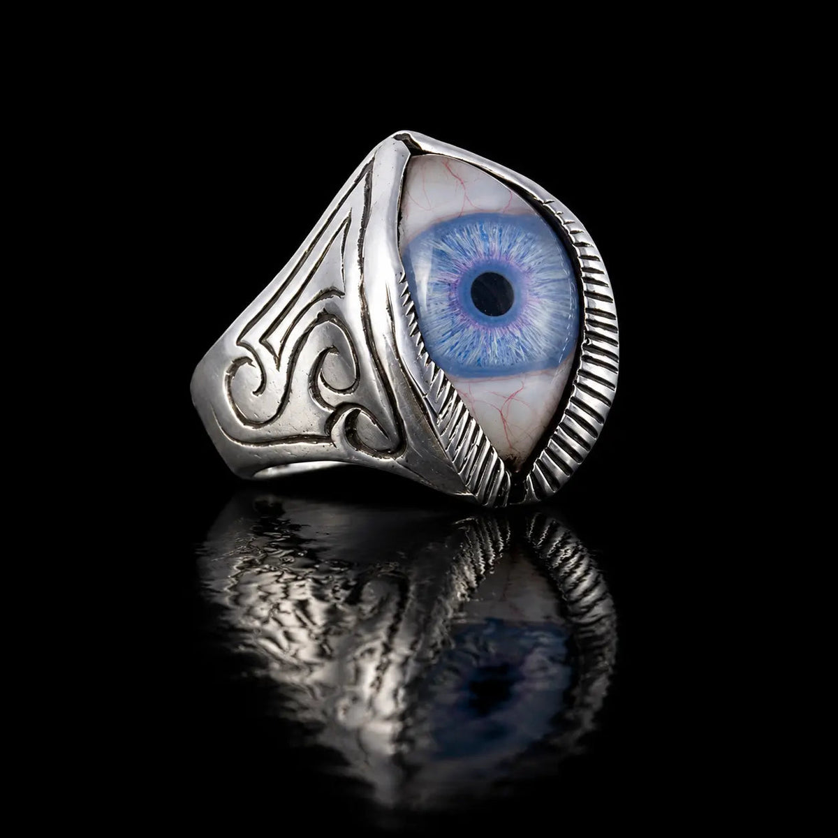 Tribal Eye Ball - Blue - Curiouser Collective