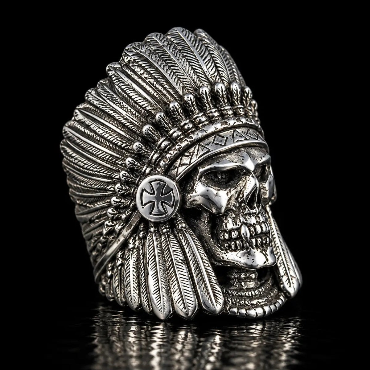 Warrior Vampire Headdress Ring | Paterson Riley - Curiouser Collective